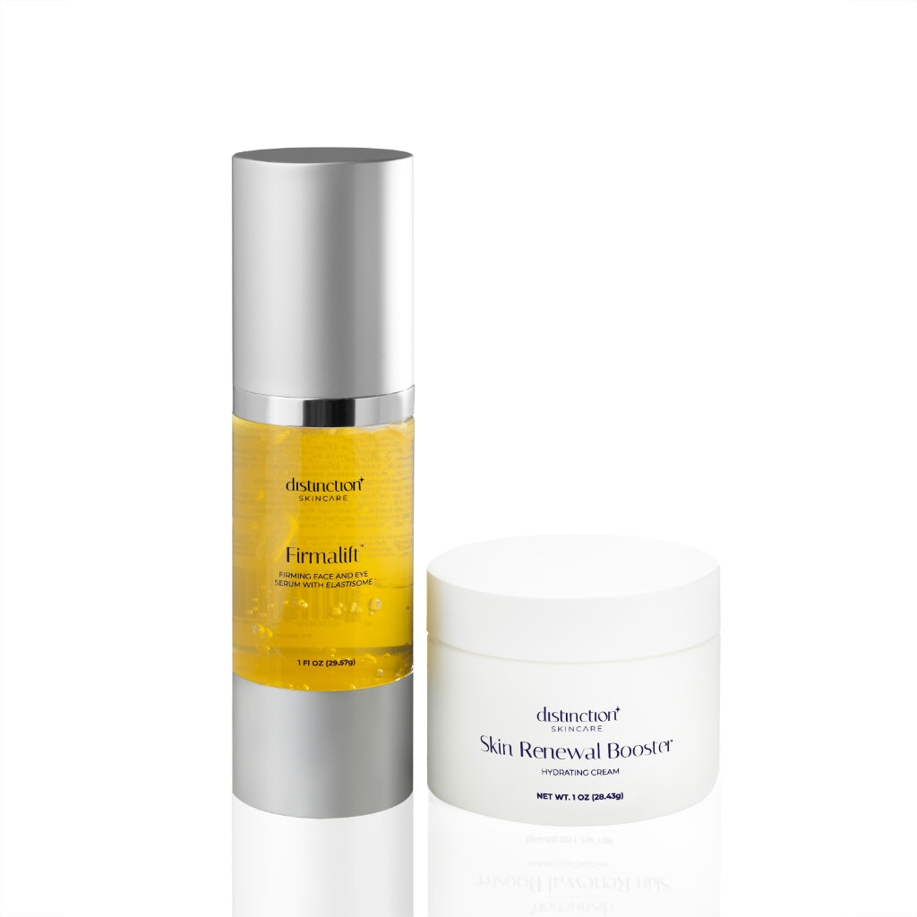 Hydrating Anti-Aging Face Cream and Serum Set - Reduces Fine Lines, Softens, Firms and Boosts Radiance