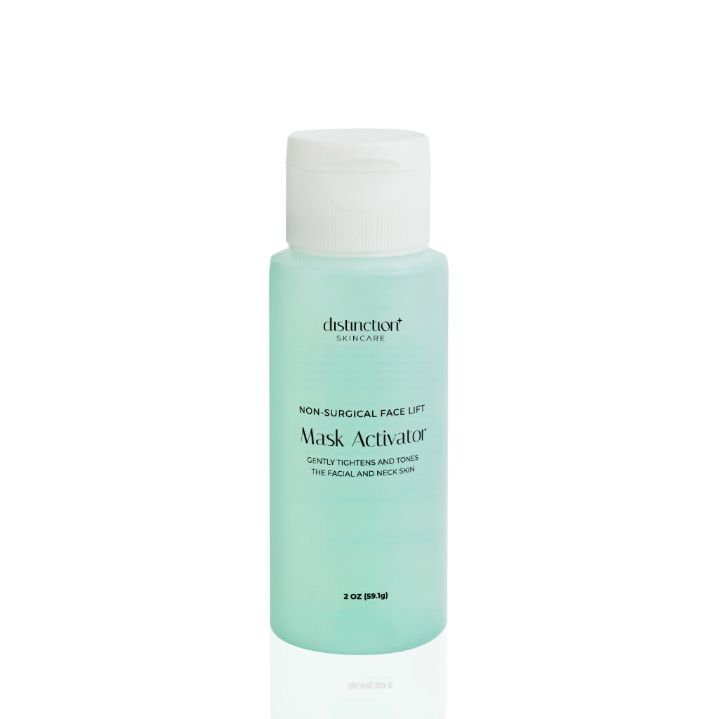 Non-Surgical Face Lift Mask Activator with AHA - Tightens, Tones and Exfoliates Facial and Neck Skin