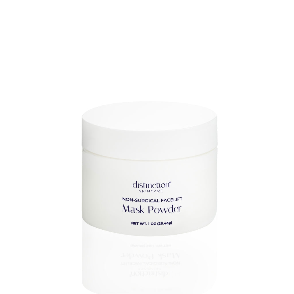 Non-Surgical Face Lift Mask Powder with Vitamin C - Tightens, Firms and Boosts Skin Radiance
